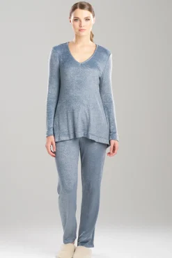 Natori Pajama Tops-Unwind Long Sleeve Top