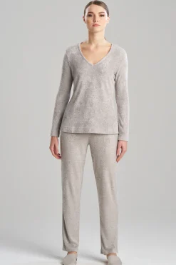 Natori Pajama Tops-Unwind Long Sleeve Top
