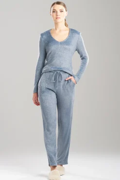 Natori Pajama Bottoms|Lounge Bottoms-Unwind Straight Leg Pants