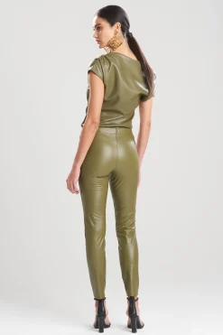 Natori Essentials|Pants, Skirts & Shorts-Vegan Leatherette Leggings