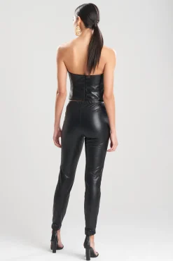 Natori Essentials|Pants, Skirts & Shorts-Vegan Leatherette Leggings