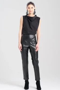 Natori Pants, Skirts & Shorts-Vegan Luxe Lambskin Ankle Pants