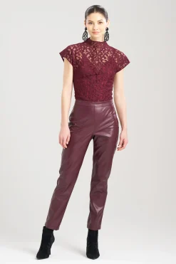 Natori Pants, Skirts & Shorts-Vegan Luxe Lambskin Ankle Pants