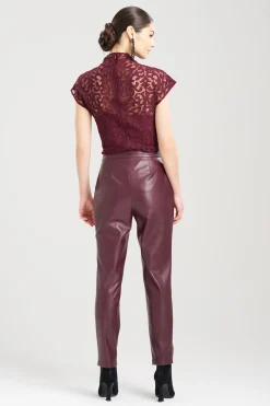 Natori Pants, Skirts & Shorts-Vegan Luxe Lambskin Ankle Pants