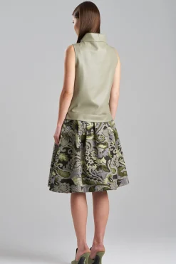Natori Tops, Shirts & Tunics-Vegan Luxe Lambskin Funnel Top