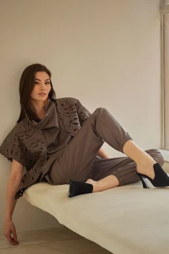 Natori Essentials|Pants, Skirts & Shorts-Vegan Luxe Lambskin Jogger Pants