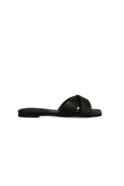 Natori Sandals-Vitta Nappa Leather Slide Sandals