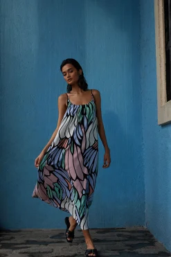 Natori Sandals-Vitta Nappa Leather Slide Sandals