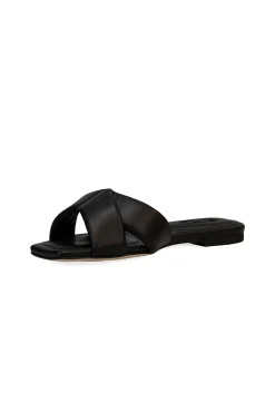 Natori Sandals-Vitta Nappa Leather Slide Sandals