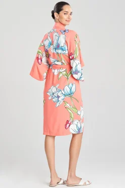 Natori Robes & Kimonos-Wild Poppy Wrap