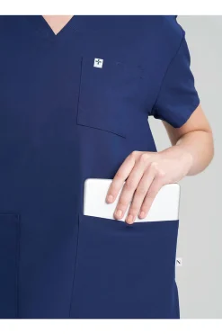 Natori Scrub Tops-Women's 3-Pocket V-Neck Scrub Top