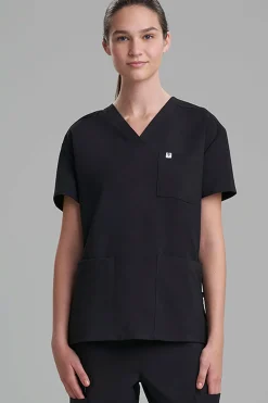 Natori Scrub Tops-Women's 3-Pocket V-Neck Scrub Top