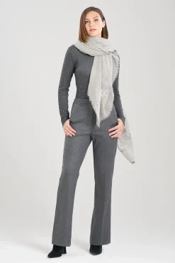 Natori Scarves & Shawls-Wool Embroidered Scarf