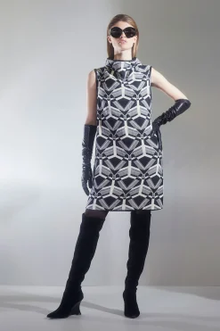 Natori Dresses-Yantra Funnel Shift Dress
