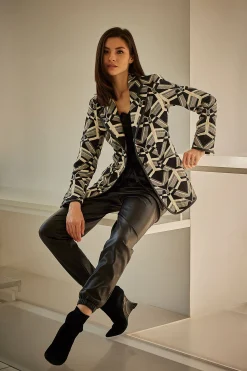 Natori Plus Sizes|Jackets & Outerwear-Yantra Notch Lapel Blazer