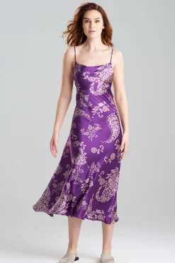 Natori Gowns-Ysobel Cowl Neck Silk Gown
