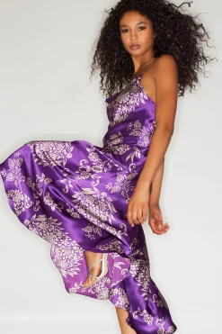 Natori Gowns-Ysobel Cowl Neck Silk Gown